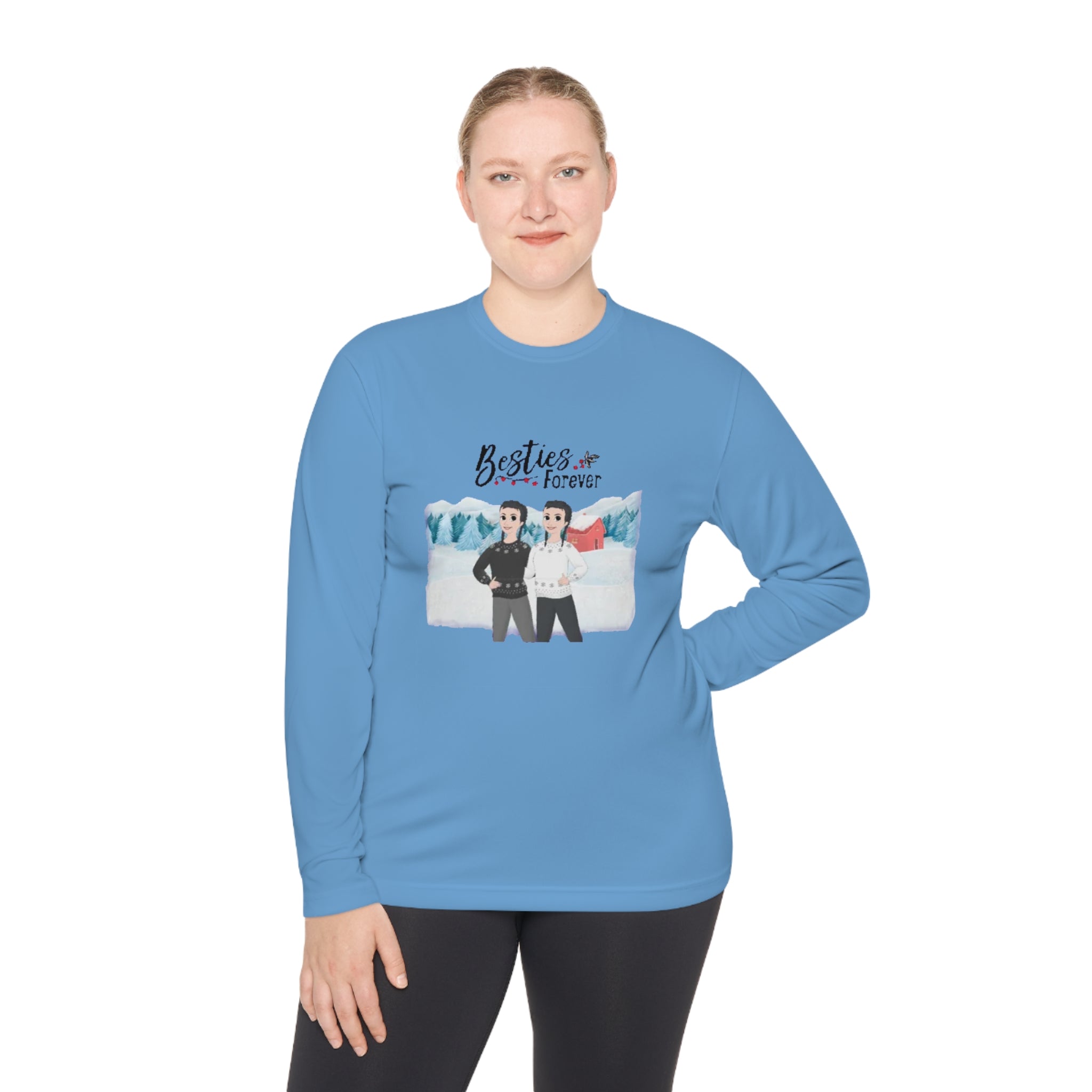 Besties for ever | Unisex Lightweight Long Sleeve Tee